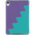 Purple Turquoise Zig Zag iPad 11th Gen (2025) Clear Case