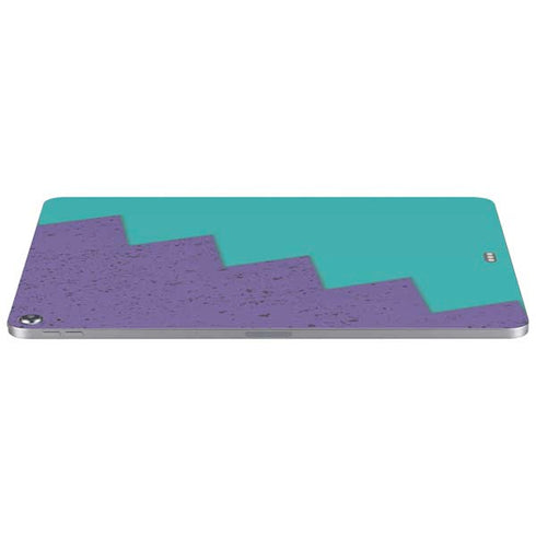 Purple Turquoise Zig Zag Apple iPad Air Skin
