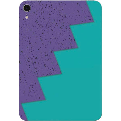 Purple Turquoise Zig Zag Apple iPad Mini Skin
