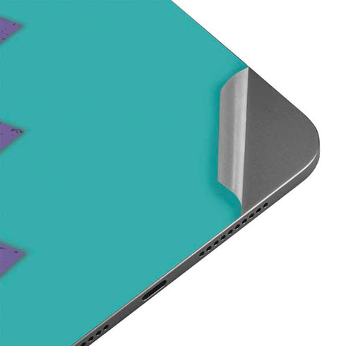 Purple Turquoise Zig Zag Apple iPad Mini Skin