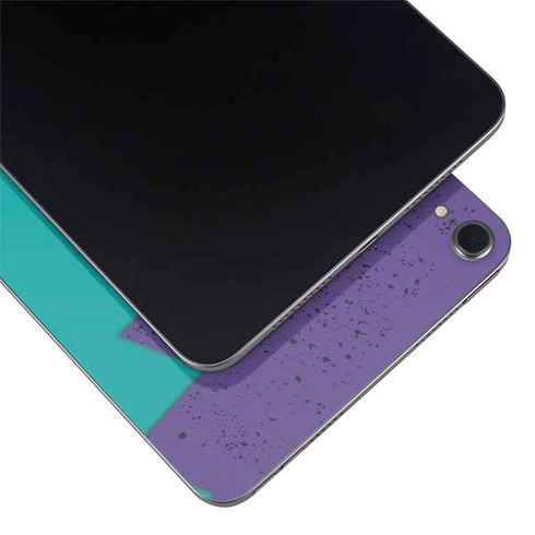 Purple Turquoise Zig Zag Apple iPad Mini Skin
