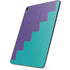 Purple Turquoise Zig Zag Apple iPad Pro Skin