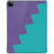 Purple Turquoise Zig Zag iPad Pro 11in (2024) Clear Case