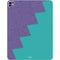 Purple Turquoise Zig Zag iPad Pro 13in M4 (2024) Skin