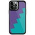 Purple Turquoise Zig Zag iPhone Cases