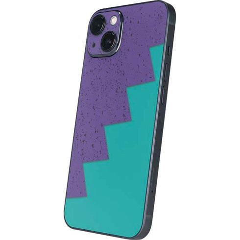 Purple Turquoise Zig Zag iPhone Skins