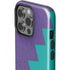 Purple Turquoise Zig Zag iPhone 15 Pro Impact Case