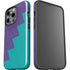 Purple Turquoise Zig Zag iPhone 15 Pro Impact Case