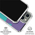 Purple Turquoise Zig Zag iPhone 16 Pro Clear Case