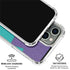 Purple Turquoise Zig Zag iPhone 16 Pro Max Clear Case