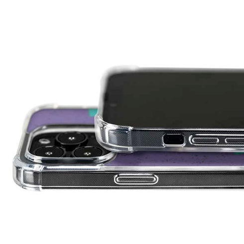 Purple Turquoise Zig Zag iPhone 16 Pro Max MagSafe Case