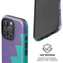 Purple Turquoise Zig Zag iPhone 16 Pro Max Magsafe Impact Case