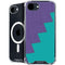Purple Turquoise Zig Zag iPhone 16e MagSafe Case