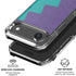 Purple Turquoise Zig Zag iPhone 17 Air Clear Case