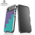 Purple Turquoise Zig Zag iPhone 17 Air Clear Case