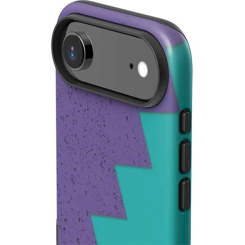 Purple Turquoise Zig Zag iPhone 17 Air Impact Case