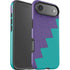Purple Turquoise Zig Zag iPhone 17 Air Impact Case
