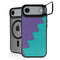 Purple Turquoise Zig Zag iPhone 17 Air Kickstand Case