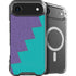 Purple Turquoise Zig Zag iPhone 17 Air MagSafe Case