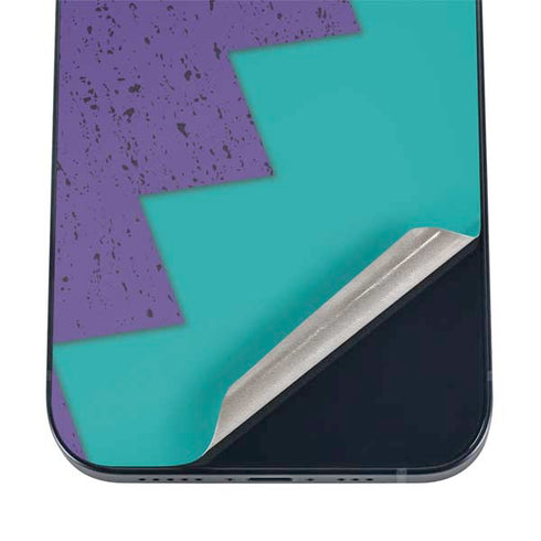 Purple Turquoise Zig Zag iPhone 17 Air Skin