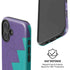 Purple Turquoise Zig Zag iPhone 17 Magsafe Impact Case