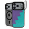 Purple Turquoise Zig Zag iPhone 17 Pro Kickstand Case