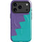 Purple Turquoise Zig Zag iPhone 17 Pro Magsafe Impact Case