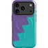 Purple Turquoise Zig Zag iPhone 17 Pro Magsafe Impact Case