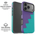 Purple Turquoise Zig Zag iPhone 17 Pro Magsafe Impact Case