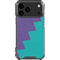 Purple Turquoise Zig Zag iPhone 17 Pro Max Clear Case