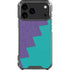 Purple Turquoise Zig Zag iPhone 17 Pro Max Clear Case