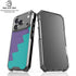 Purple Turquoise Zig Zag iPhone 17 Pro Max Clear Case