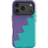 Purple Turquoise Zig Zag iPhone 17 Pro Max Impact Case