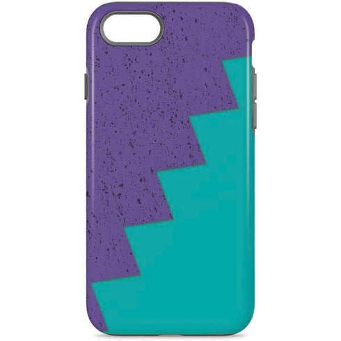Purple Turquoise Zig Zag iPhone Cases