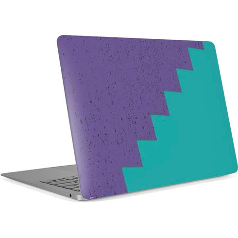 Purple Turquoise Zig Zag Apple MacBook Air Skin