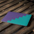 Purple Turquoise Zig Zag Apple MacBook Air Skin