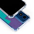 Purple Turquoise Zig Zag Moto G 5G (2024) Clear Case