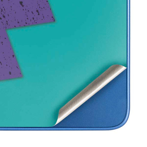 Purple Turquoise Zig Zag Moto G Play 4G (2024) Skin