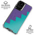 Purple Turquoise Zig Zag Moto G Power 5G (2024) Clear Case