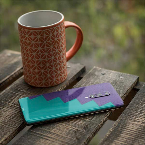 Purple Turquoise Zig Zag OnePlus 7 Pro Skin