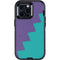 Purple Turquoise Zig Zag Otterbox Defender iPhone Skin