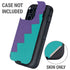 Purple Turquoise Zig Zag Otterbox Defender iPhone Skin