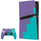 Purple Turquoise Zig Zag PS5 Pro Bundle Skin