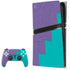 Purple Turquoise Zig Zag PS5 Pro Bundle Skin