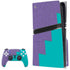 Purple Turquoise Zig Zag PlayStation PS5 Skins