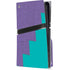 Purple Turquoise Zig Zag PS5 Pro Disk Console Skin