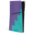 Purple Turquoise Zig Zag PS5 Slim Digital Edition Console Skin