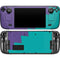 Purple Turquoise Zig Zag Steam Deck Handheld Gaming Computer OLED Skin