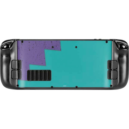 Purple Turquoise Zig Zag Steam Deck Handheld Gaming Computer OLED Skin