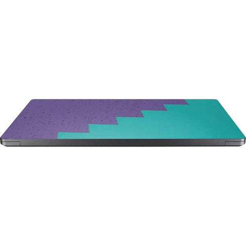 Purple Turquoise Zig Zag Surface Laptop 7 15in Skin